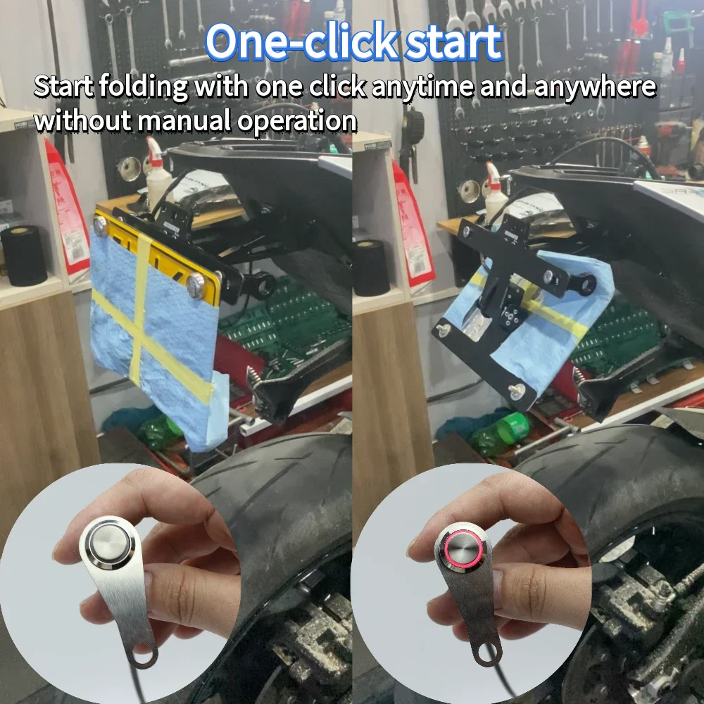 Nummernschildhalter für Elektromotorräder